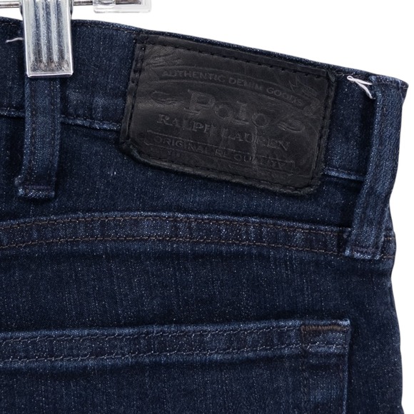 Polo Ralph Lauren Men's 40X30 (40x27 actual) Hampton Relaxed Straight Blue Jeans - Picture 7 of 16